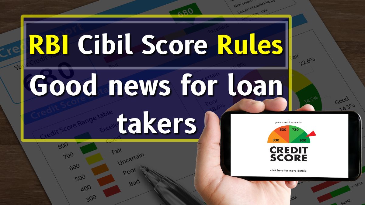 RBI Cibil Score Rules